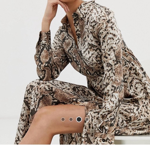 Snake print maxi dress - Picture 4 of 4